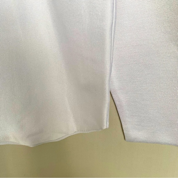 Lord & Taylor White Long Sleeve Top - Picture 4 of 6